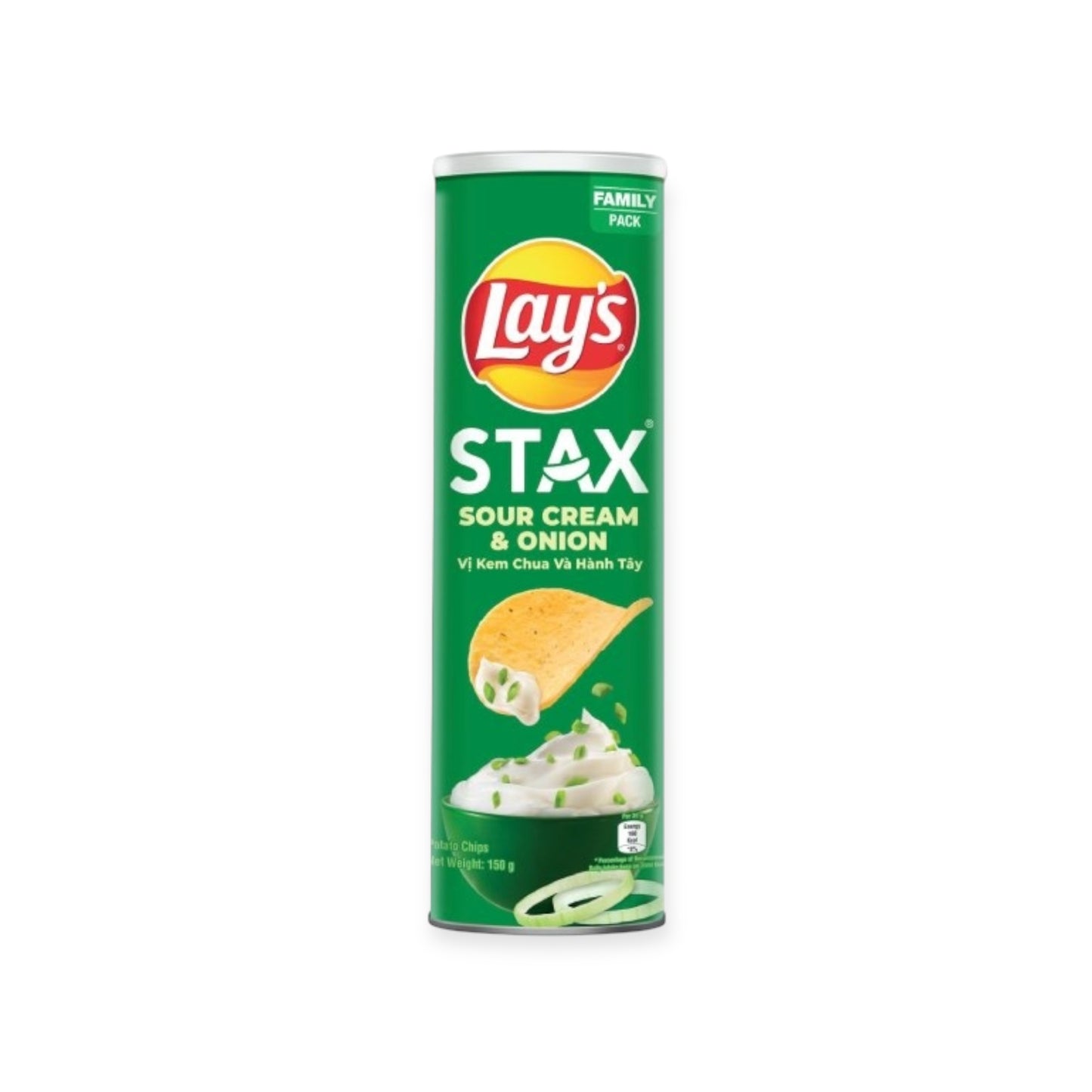 Lay’s Stax Sour Cream & Onion 155g