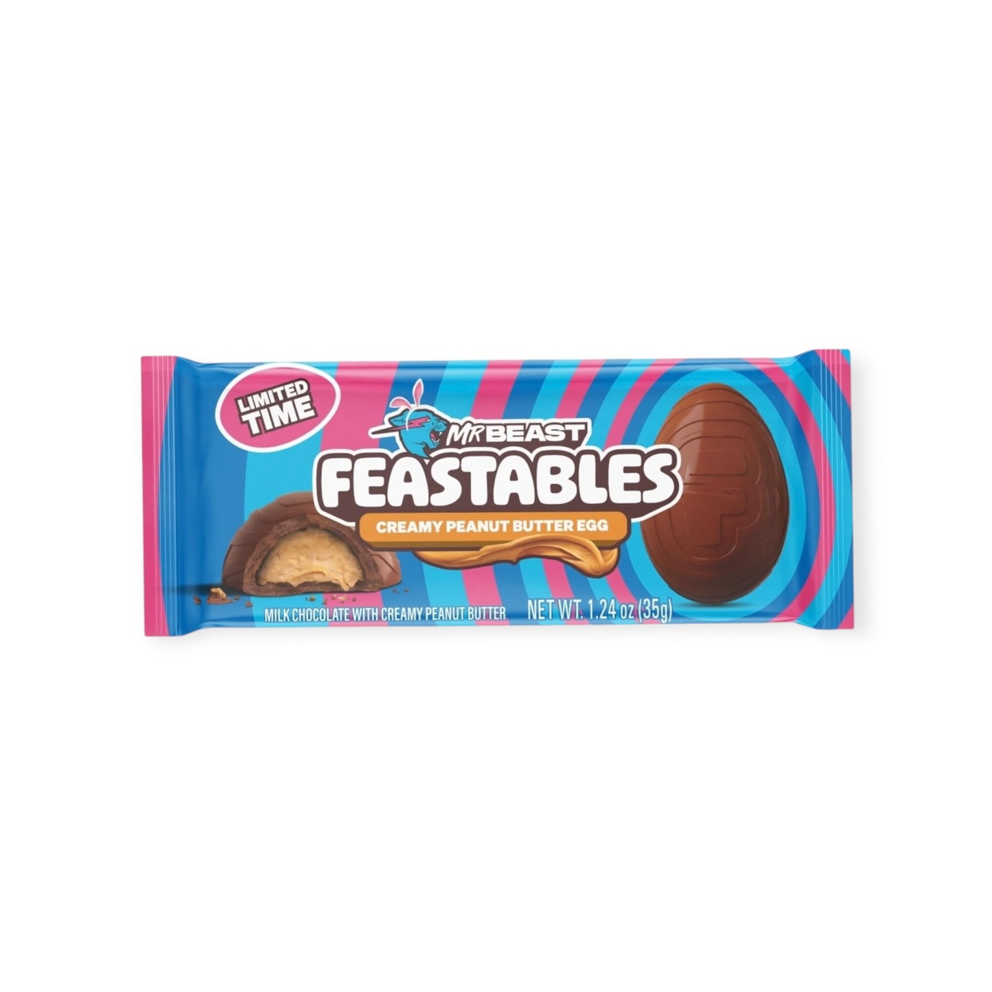 MrBeast Feastables Creamy Peanut Butter Egg 35g | Ansably