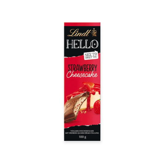 Lindt Hello Strawberry Cheesecake Chocolate 100g