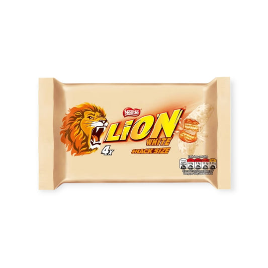 Nestlé Lion White Chocolate Snack Bars 4 x 30g