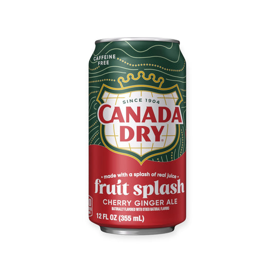 Canada Dry Fruit Splash Cherry Ginger Ale 355ml | Ansably