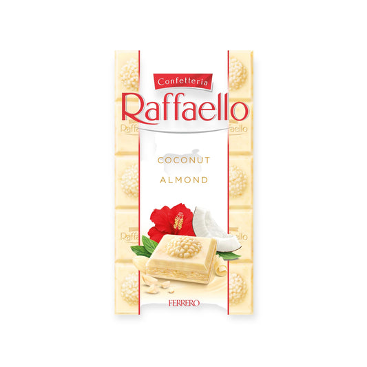 Raffaello White Chocolate Bar Coconut & Almond 90g