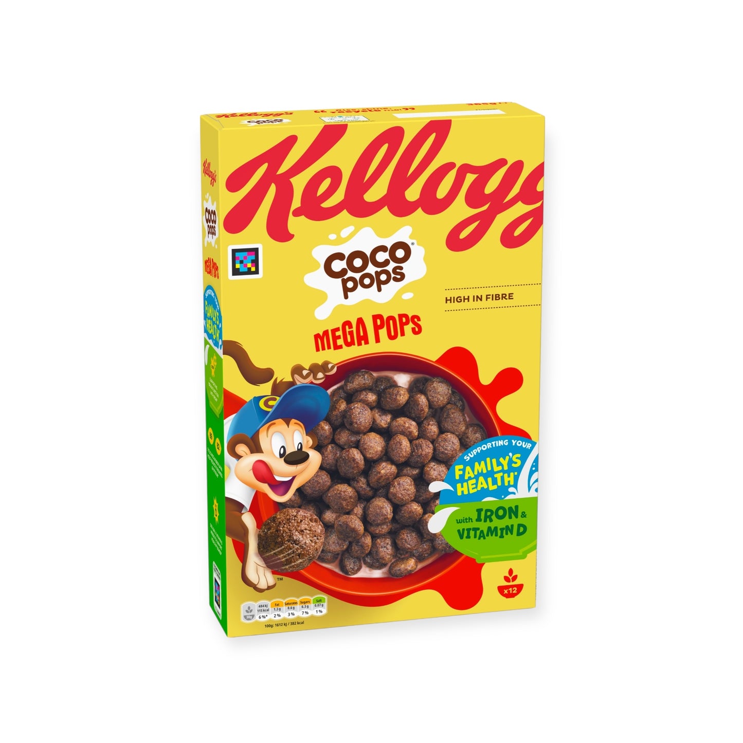 Kellogg’s Coco Pops Mega Pops Cereal 365g | Ansably