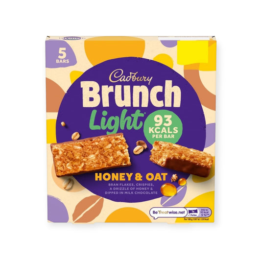 Cadbury Brunch Light Honey & Oat Bars 5 x 26g