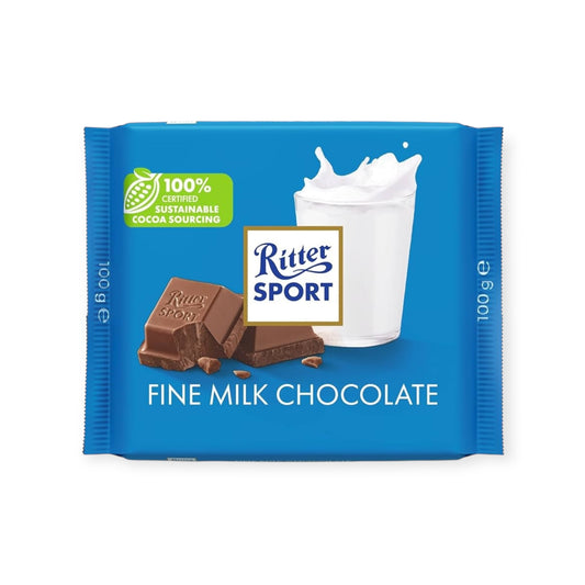 Ritter Sport Fine Milk Chocolate 100g