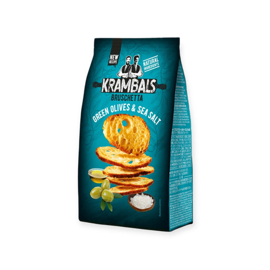 Krambals Bruschetta Green Olives & Sea Salt 70g | Ansably