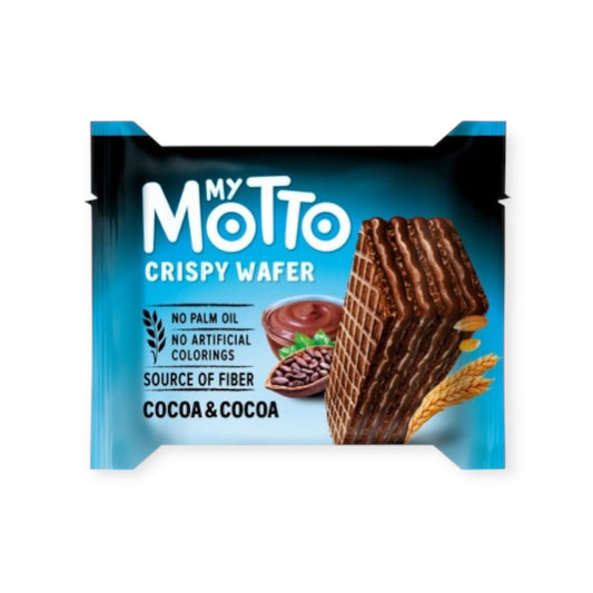 My Motto Crispy Wafer Cocoa & Cocoa 30g