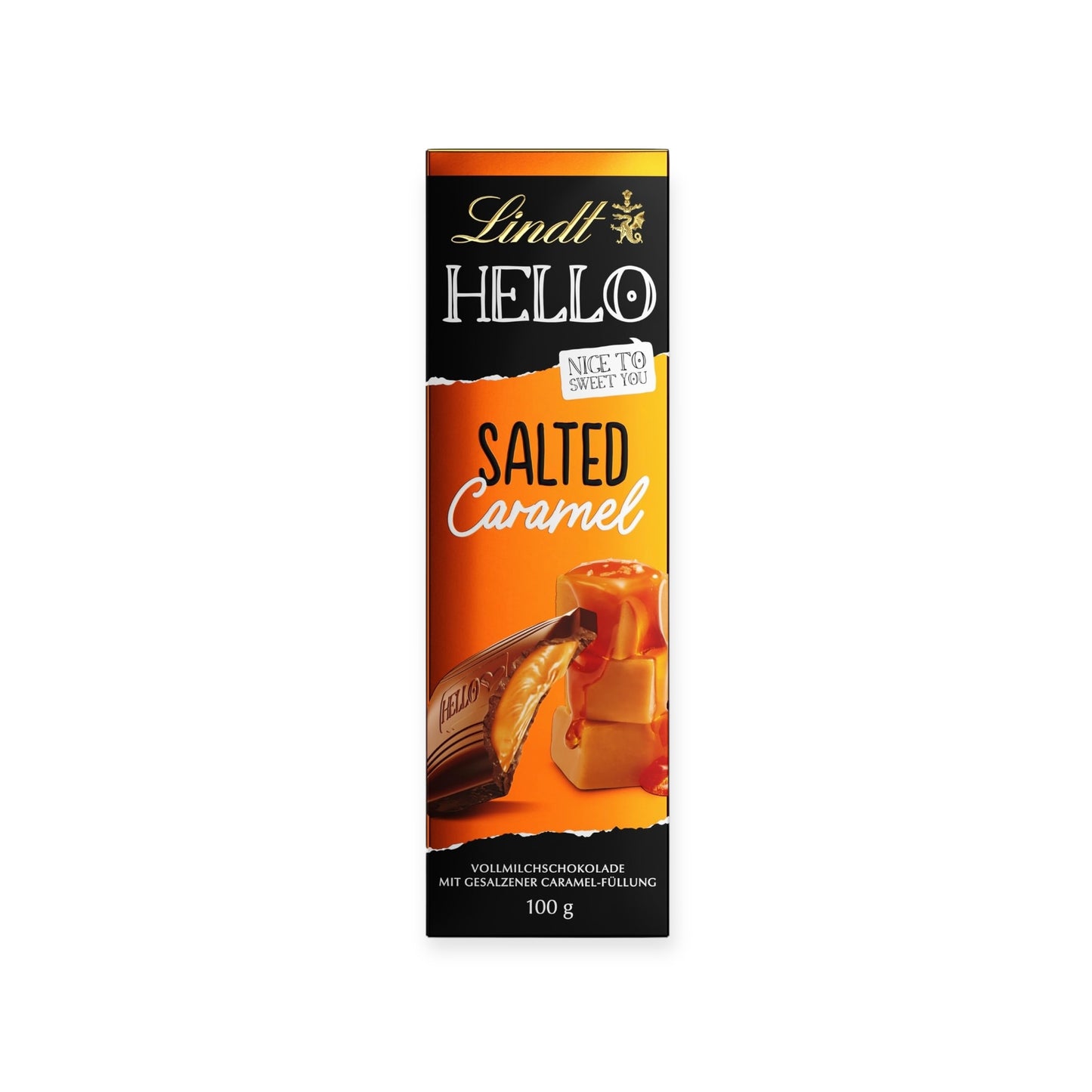 Lindt Hello Salted Caramel Chocolate 100g