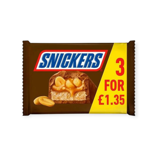Snickers Chocolate Bar Pack 3 x 41.7g | Ansably