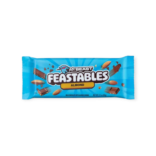MrBeast Feastables Almond Chocolate Bar 60g | Ansably