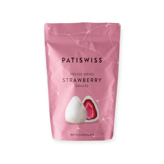 Patiswiss Freeze Dried Strawberry Dragee 80g | Ansably