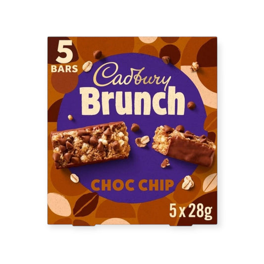 Cadbury Brunch Choc Chip Bars 5 x 28g