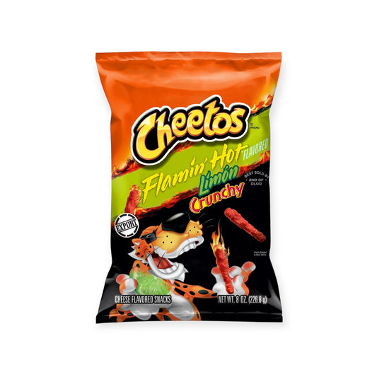 Cheetos Crunchy Flamin’ Hot Limon 226.8g | Ansably