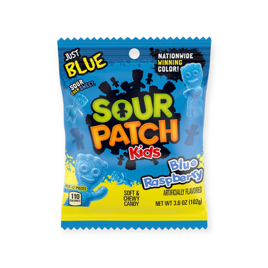 Sour Patch Kids Blue Raspberry Just Blue 102g | Ansably
