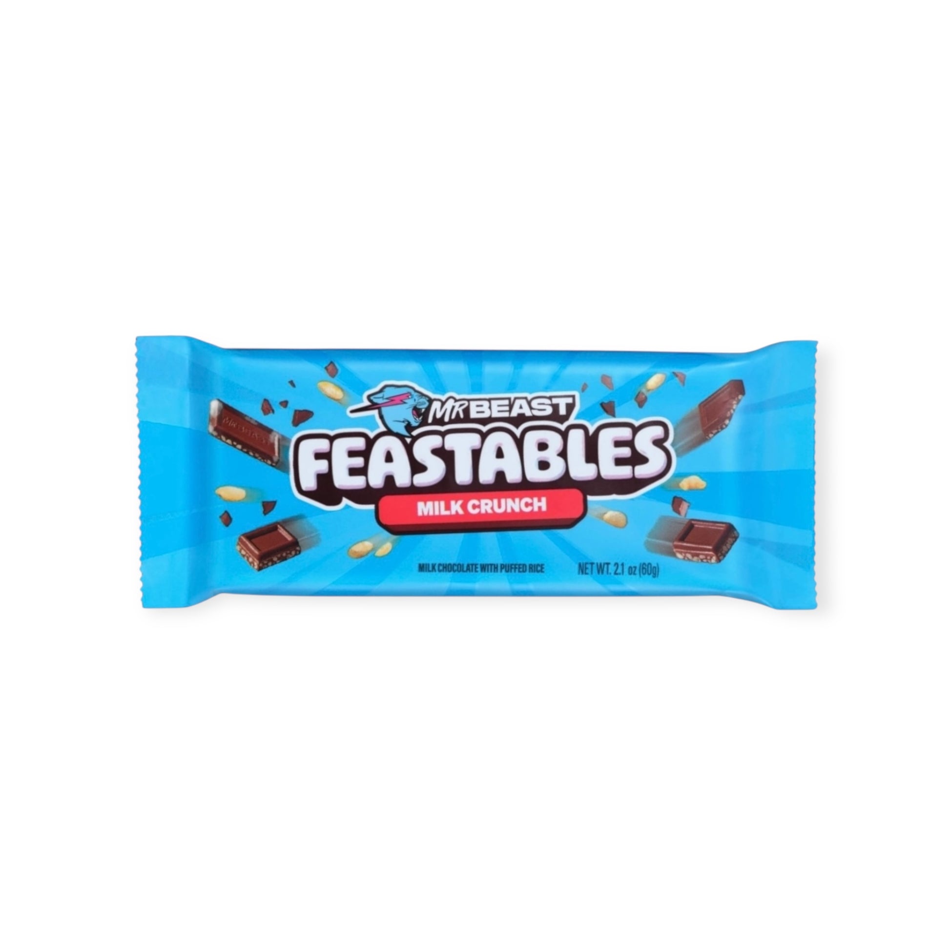 MrBeast Feastables Milk Crunch 60g | Ansably