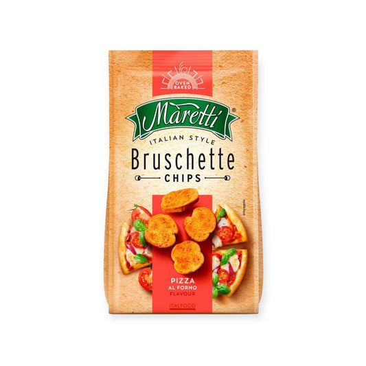Maretti Bruschette Chips Pizza Al Forno Flavour 70g | Ansably