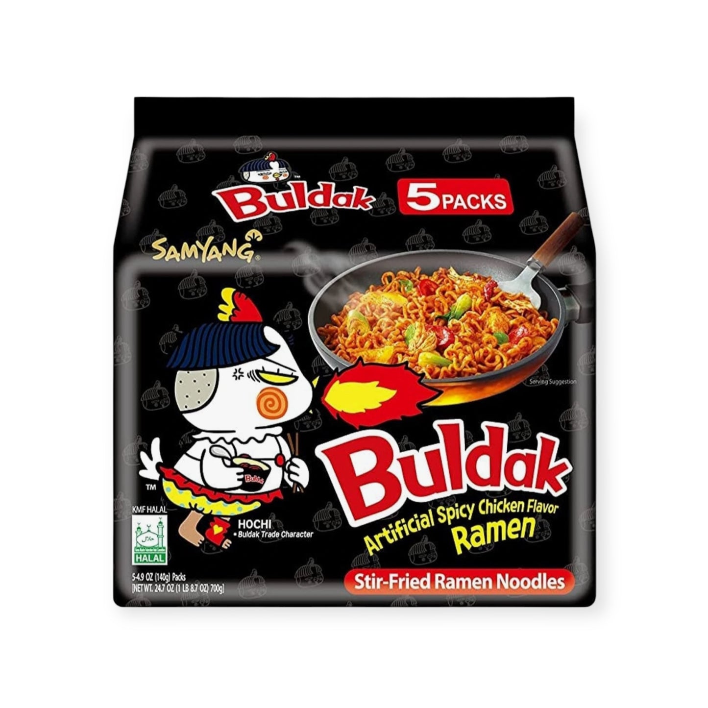 Samyang Buldak Hot Chicken Flavor Ramen 5 x 140g