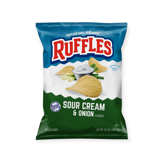 Ruffles Sour Cream & Onion Potato Chips 184.2g