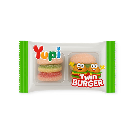 Yupi Twin Burger Sour 14g