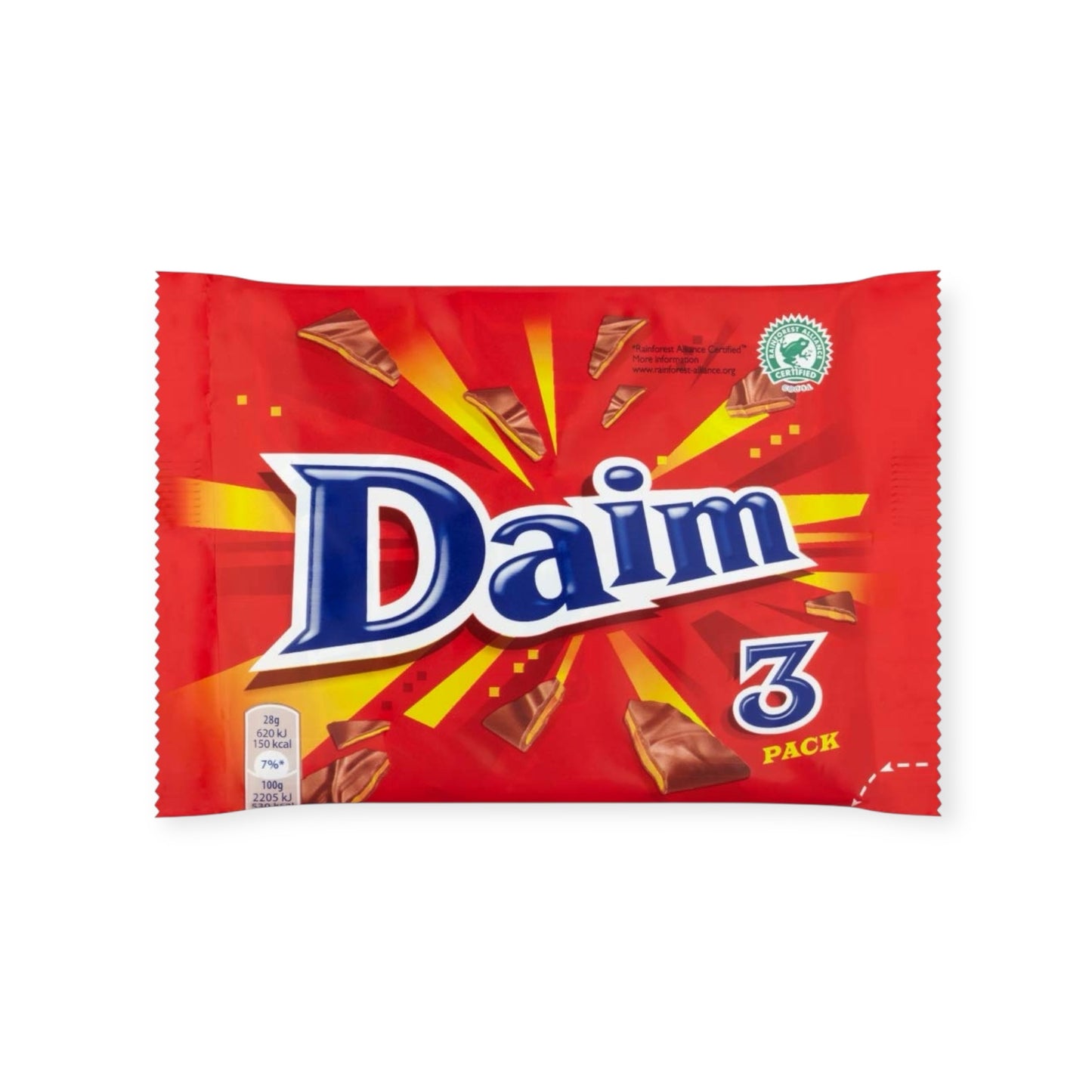 Daim Milk Chocolate Bars 3 x 28g
