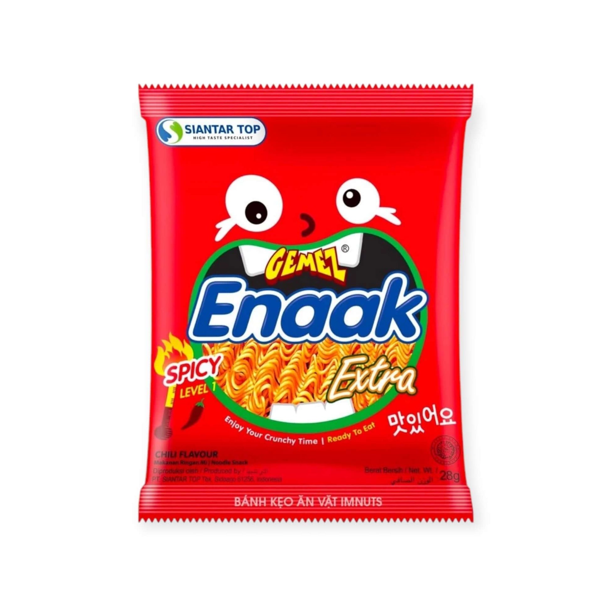GEMEZ Enaak Spicy Crunchy Noodles 28g | Ansably