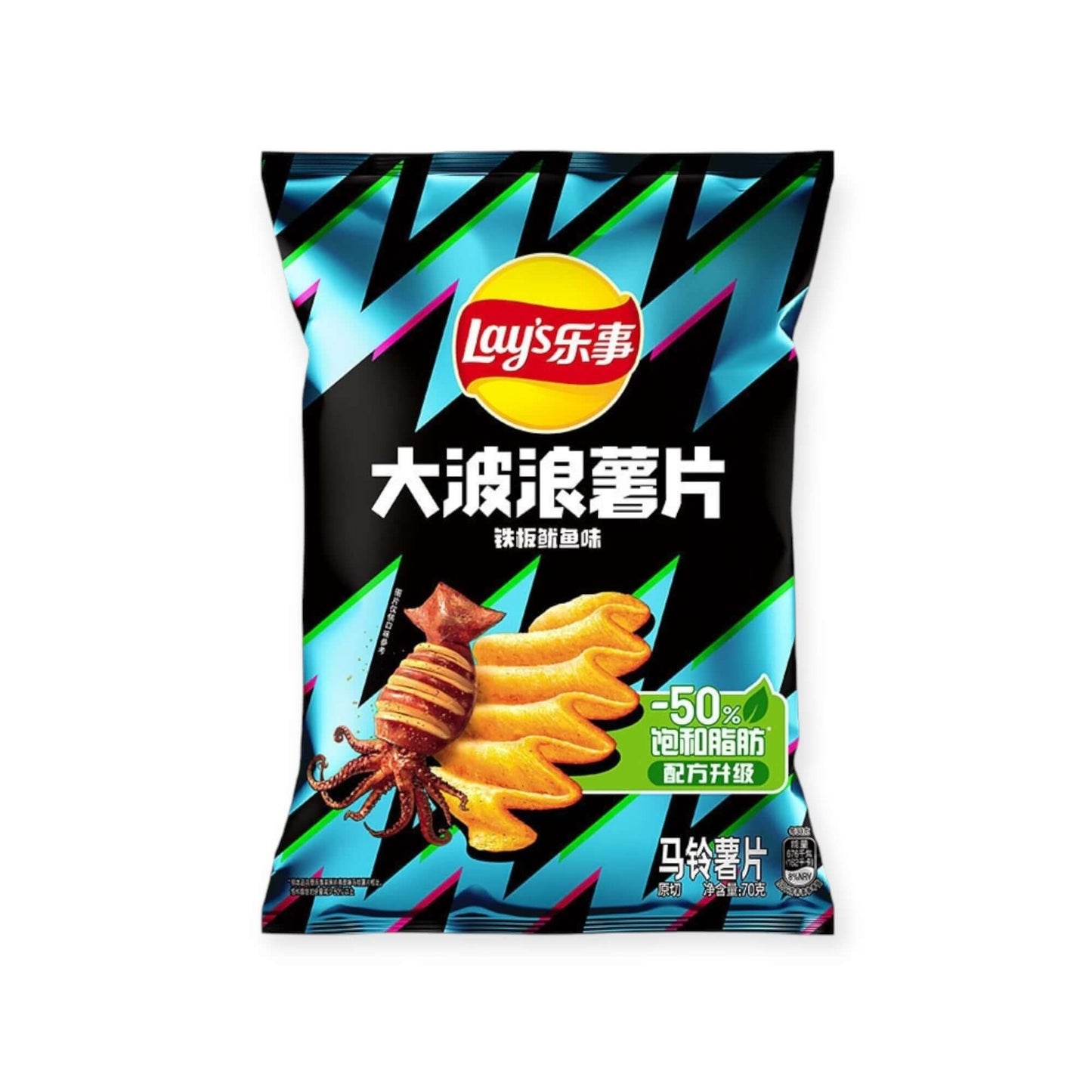 Lay’s Wavy Potato Chips Teppanyaki Squid Flavor 70g | Ansably