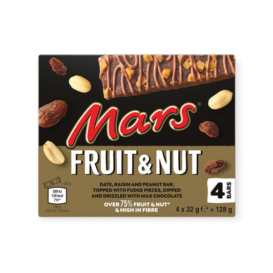 Mars Triple Treat Fruit & Nut Bars 4 x 32g | Buy Online at Ansably | Premium Quality | Fast Delivery in UAE